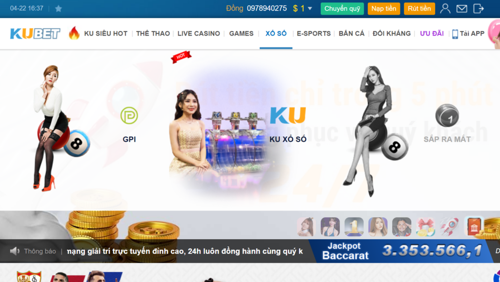 Xổ số Ku casino