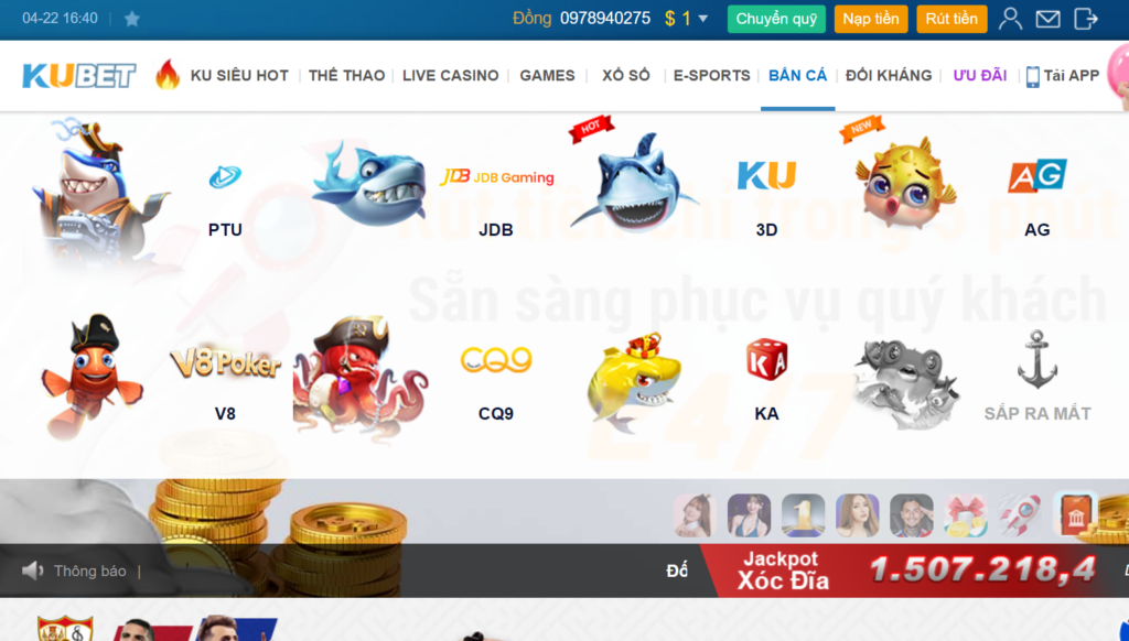 Bắn cá Ku casino